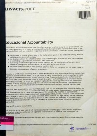 Image of Educational Accountability