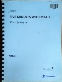 Image of Just Five Minutes With Math For Grade 4