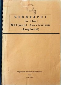 Image of Geography in the National Curriculum [England]