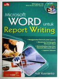 Image of Microsoft Word untuk Report Writing [ kelas 7-8-9 ]