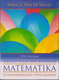 Image of Matematika Pengembangan Pengajaran Sekolah Dasar dan Menengah Jilid 1