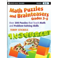 Image of Math Puzzles and Brainteasers Grade 3-5