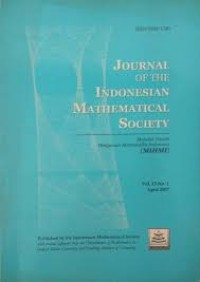 Image of Journal of The Indonesian Mathematical Society