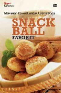 Image of Makanan Favorit Untuk Usaha Boga-Snack Ball Favorit [kelas 7-8-9]