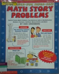 Image of Math Story Problems Grades 3 - 6