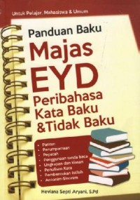 Image of Panduan Baku Majas EYD Peribahasa Kata Baku dan Tidak Baku